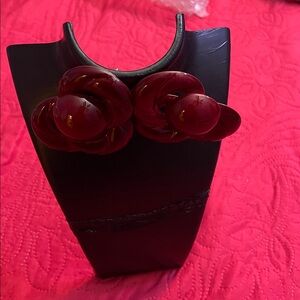 Beautiful burgundy earrings